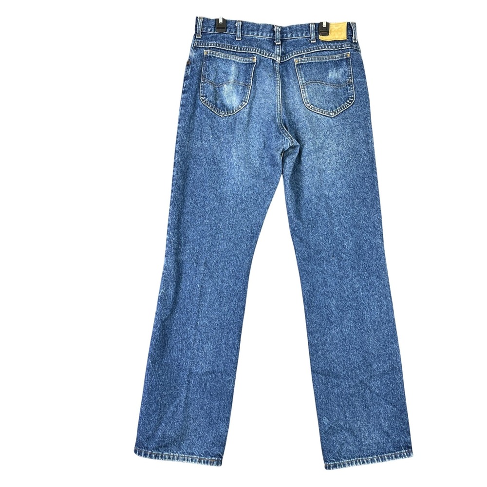 Vintage 90s Lee Straight Leg Jeans Men 32x33‎ Classic Denim Archive Workwear USA